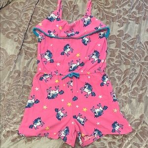 Pink Unicorn Kids Romper